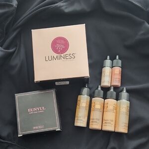 Luminess Silk Airbrush Foundation Set - Multi-Shade And Mirror Compact With Spon